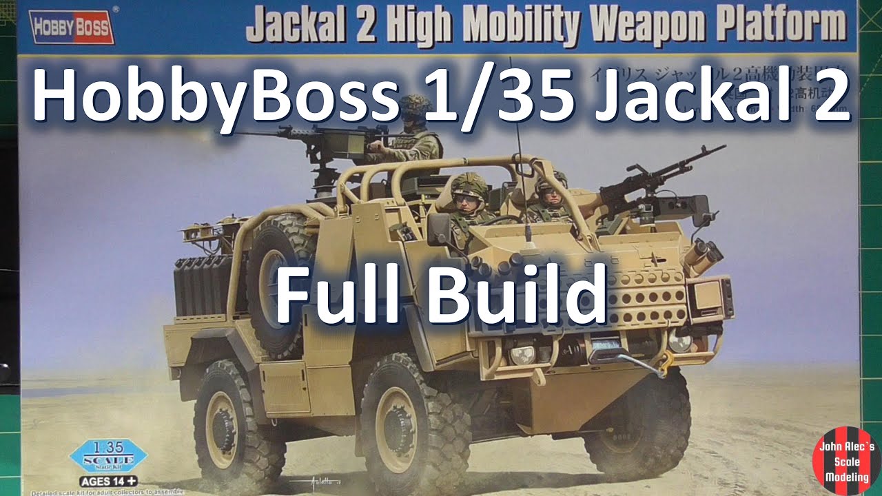 HobbyBoss 1/35 Jackal 2 - Full Build