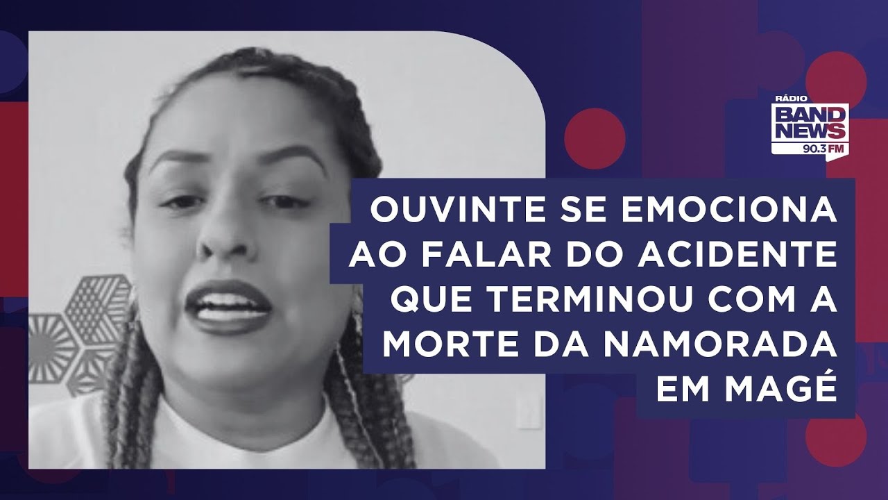“Não tem ninguém igual a ela”: motociclista se emociona ao falar da namorada morta em acidente