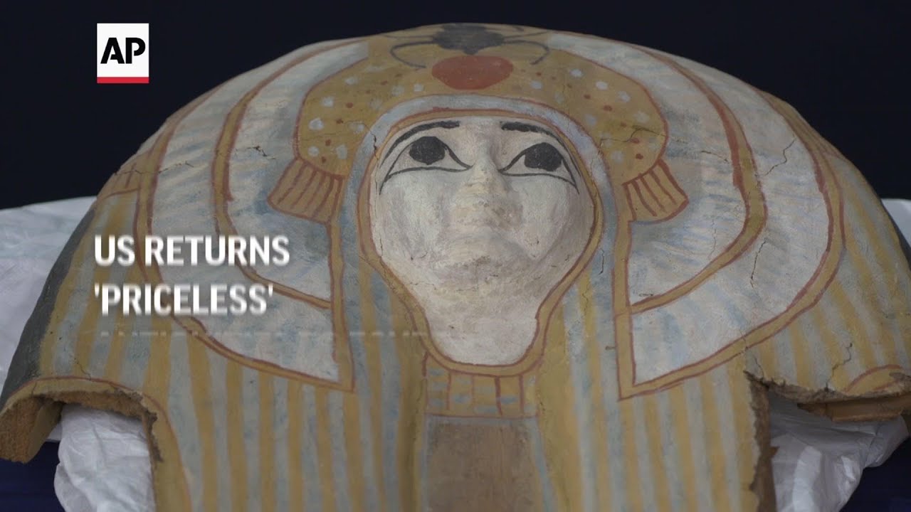 US returns 'priceless' antiquities to Egypt