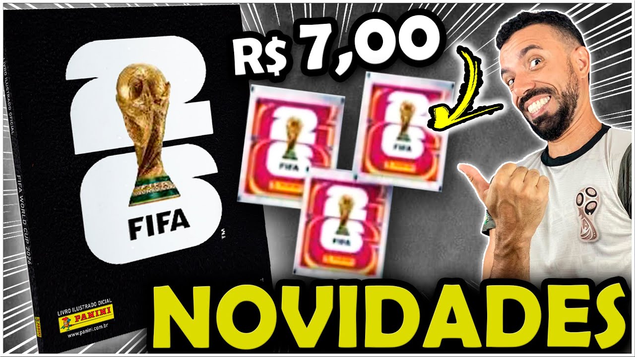 TUDO SOBRE o ÁLBUM da COPA do MUNDO 2026 - Figurinhas Panini