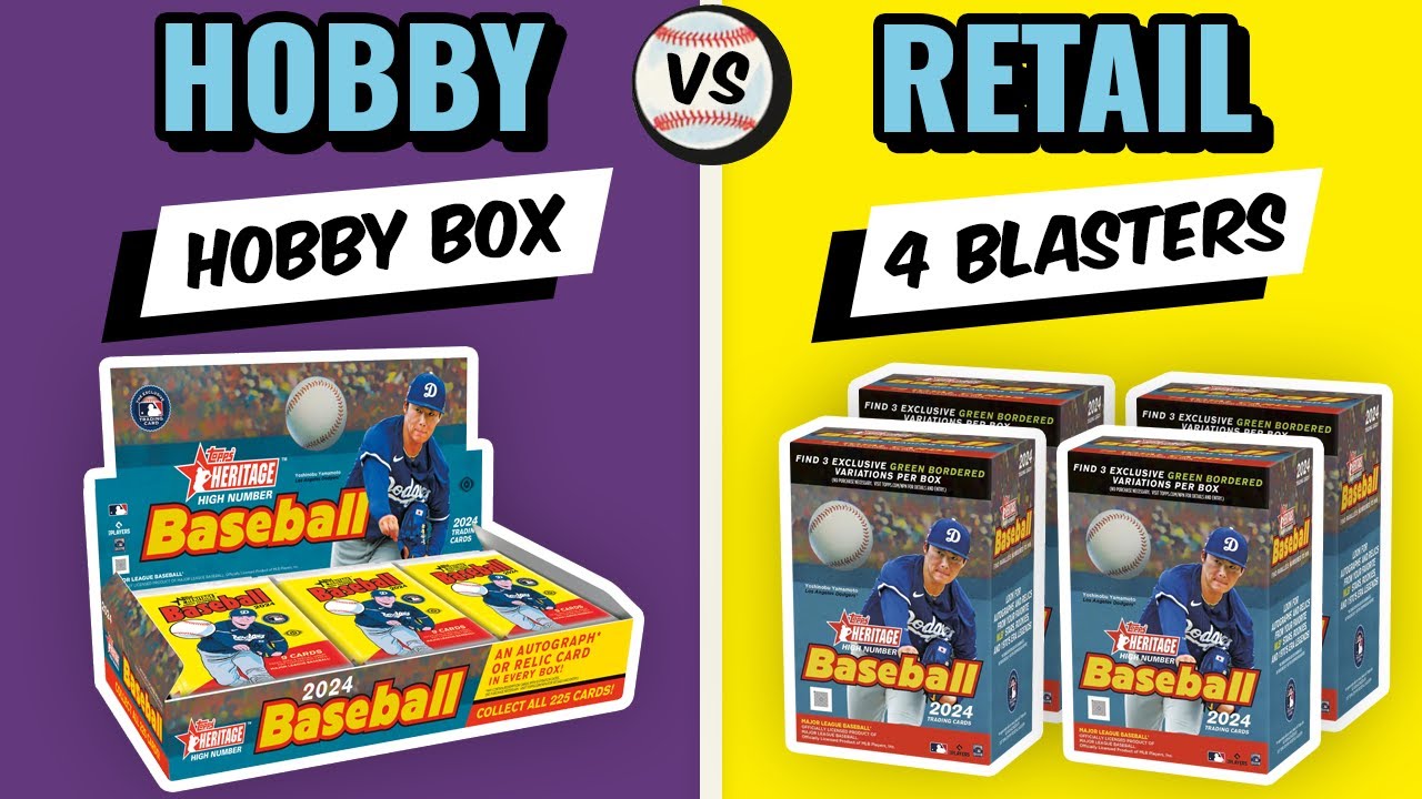 2 AUTOS & 2 RELICS!! 🔥🚨 2024 TOPPS HERITAGE HIGH NUMBER HOBBY VS BLASTERS