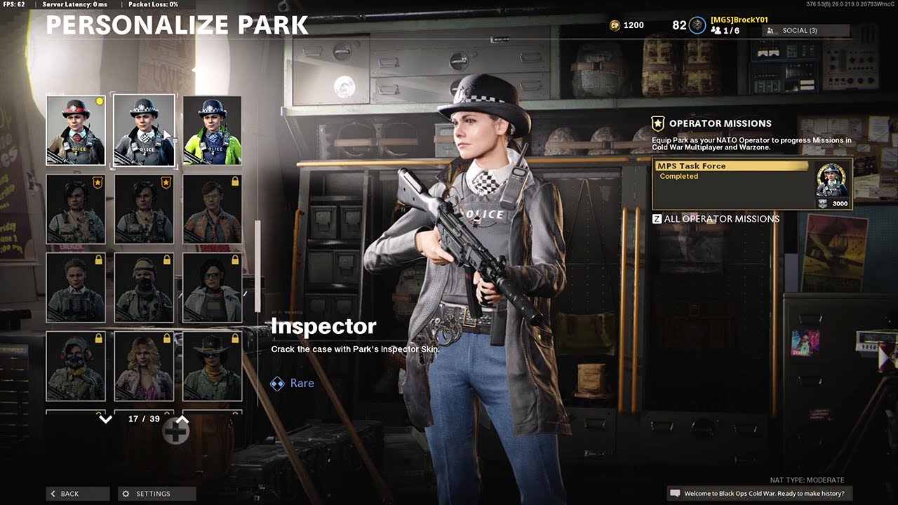 Multiplayer - Park Operator Missions - MPS Task Force - Black Ops Cold War