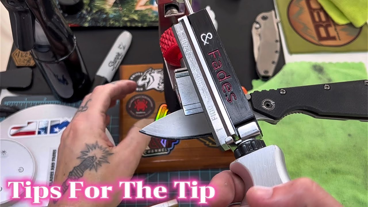 HOW TO RESTORE DAMAGED TIP ON KME - FIXING UNEVEN EDGE PROFILES - SHARPENING TIPS