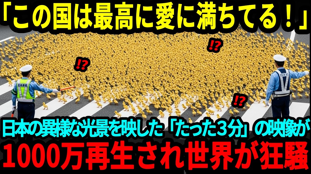 【海外の反応】「日本はやっぱり異世界だ！」日本の異様な光景を映し出したわずか３分の動画が１０００万再生され世界が歓喜【総集編】