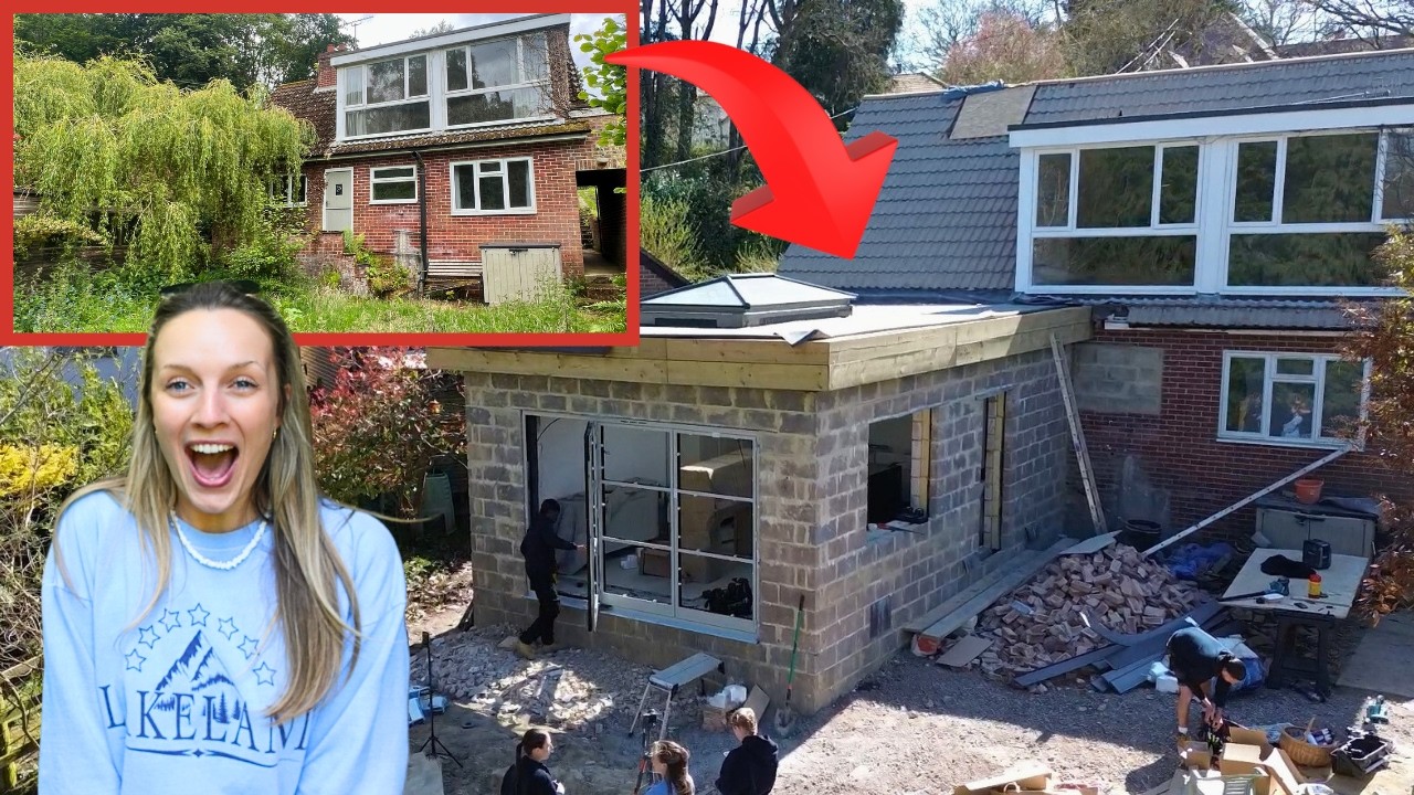 Extreme Home Transformation | DIY Single Storey Extension UK