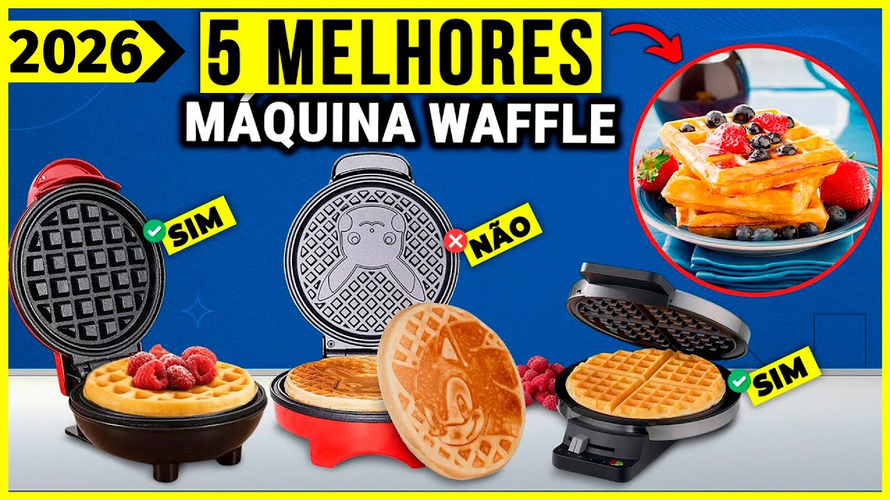 As 5 Melhores Máquina De Waffle/ Maquina Waffle Em 2026!