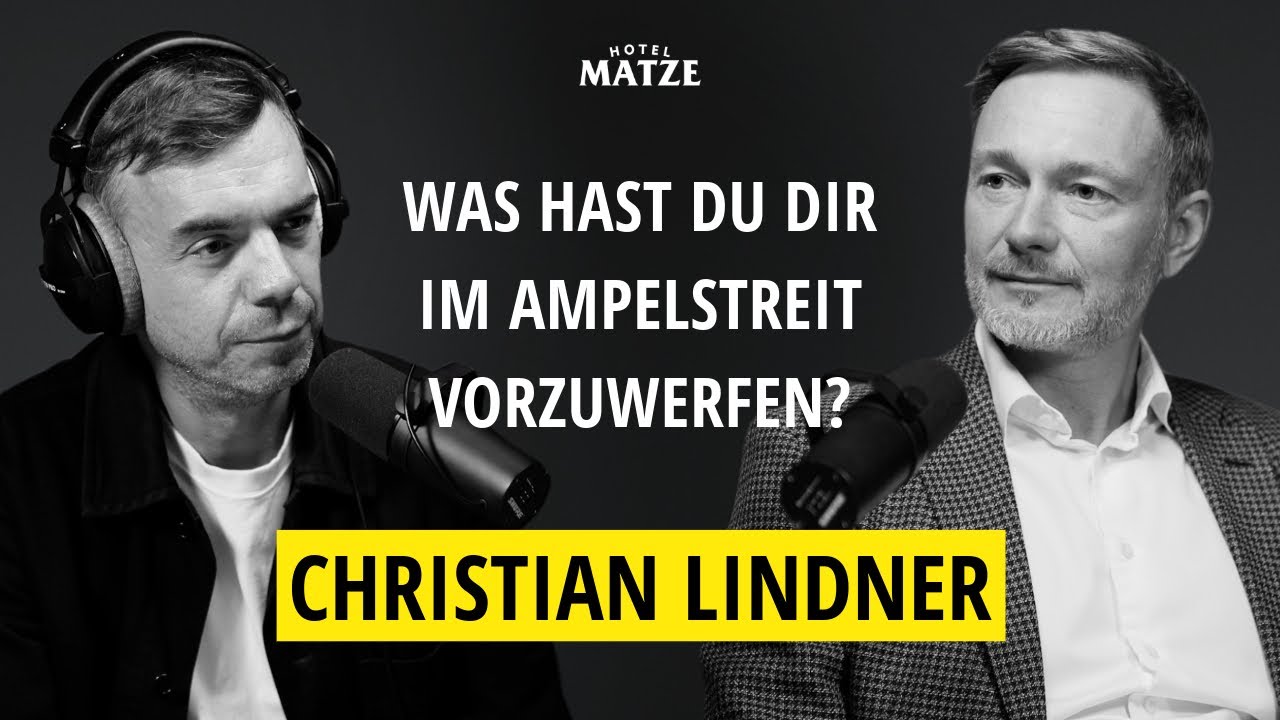 Christian Lindner über seine Verantwortung im Ampelstreit