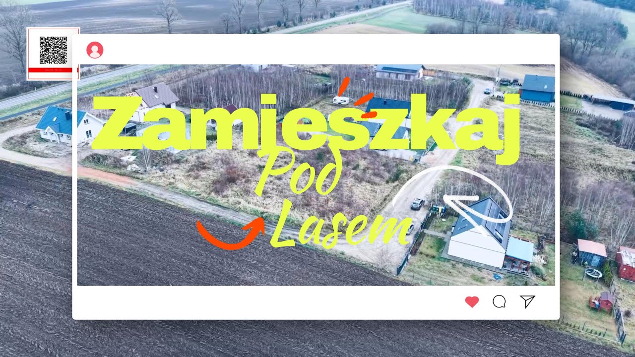 Działka pod lasem Now Wieś Lęborska