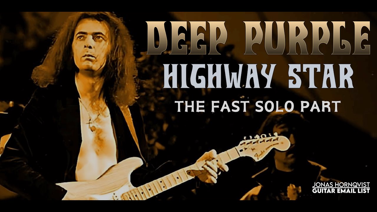 Deep Purple -  Highway star (fast solo part)