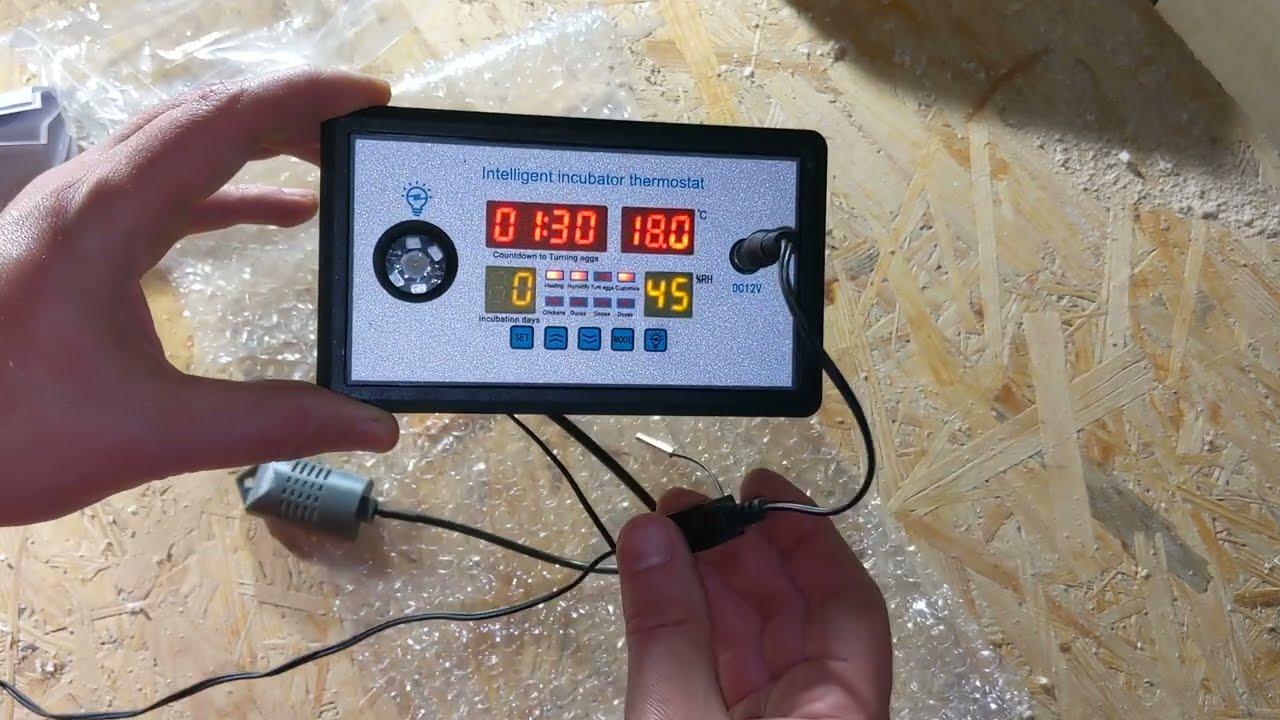 Digital incubator controller ZFX-W9002 from China unboxing