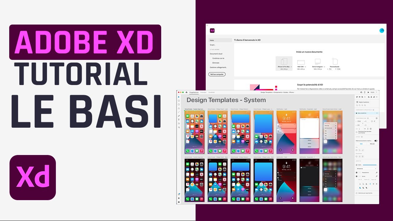 Adobe Xd Tutorial Italiano - Le basi di Adobe Xd