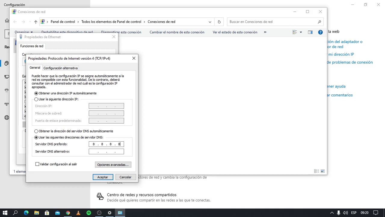 Conexi&oacute;n limitada o nula SOLUCION - Windows 7 Windows 10 -