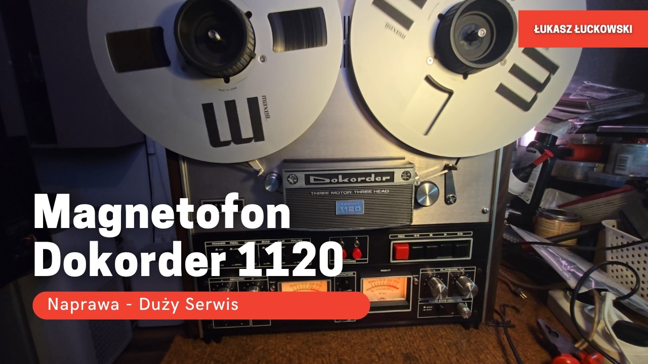 Magnetofon Dokorder 1120 Duża Naprawa