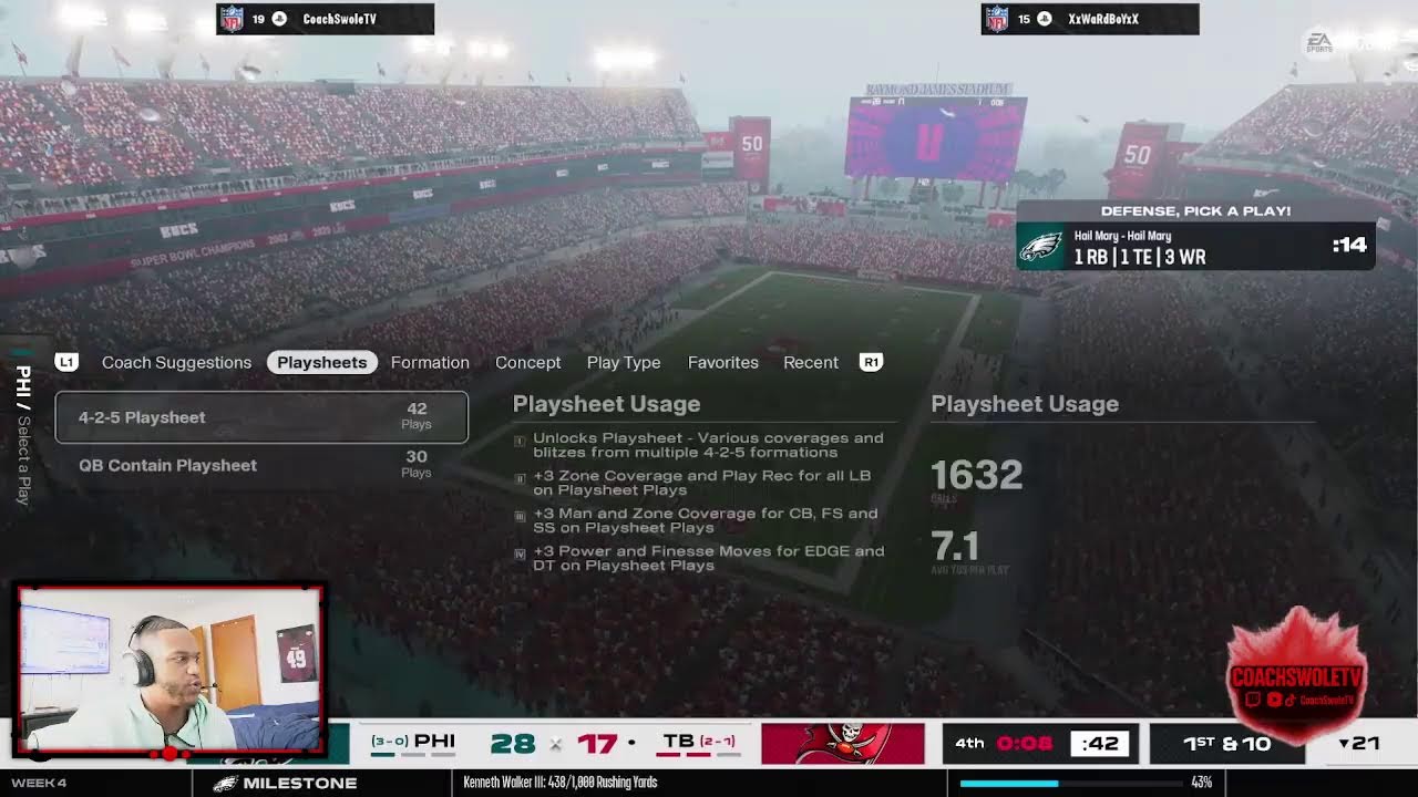 Justin Fields, Kenneth Walker, & Raquon Smith Rebuilds The Eagles!