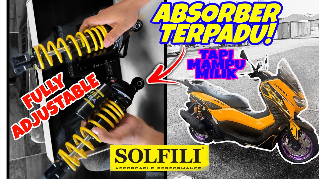 #1068 PASANG ABSROBER TERMANTAP! SOLFILI ST-2A | NMAX V2