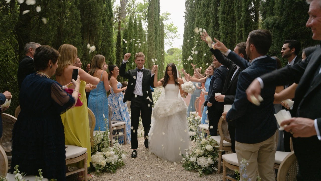 Romantic Wedding at Château Martinay, Provence-France