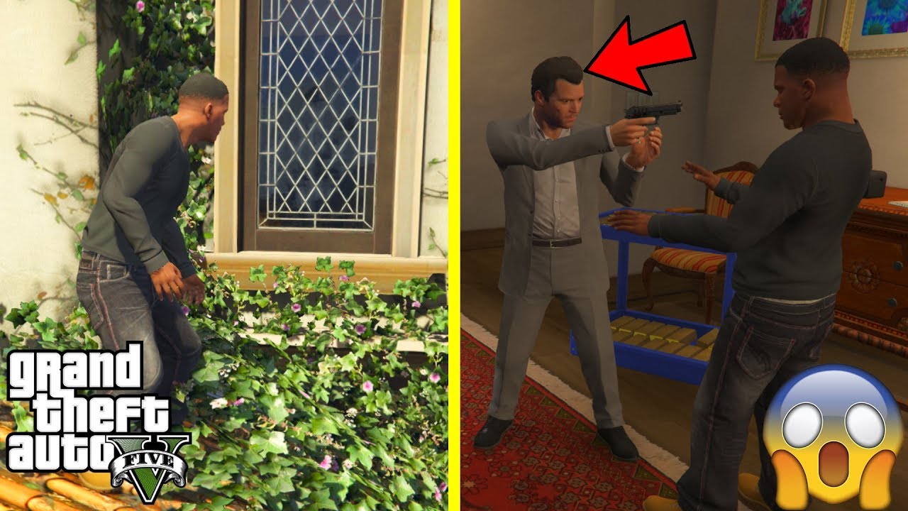 GTA 5 - What Happens if You MEET MICHAEL AFTER BREAKING INTO HIS HOUSE