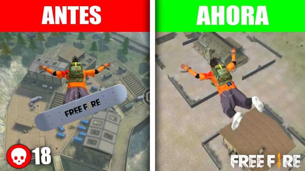 Increíble!! Caigo en este lugar de FREE FIRE y me hago 18 kills 