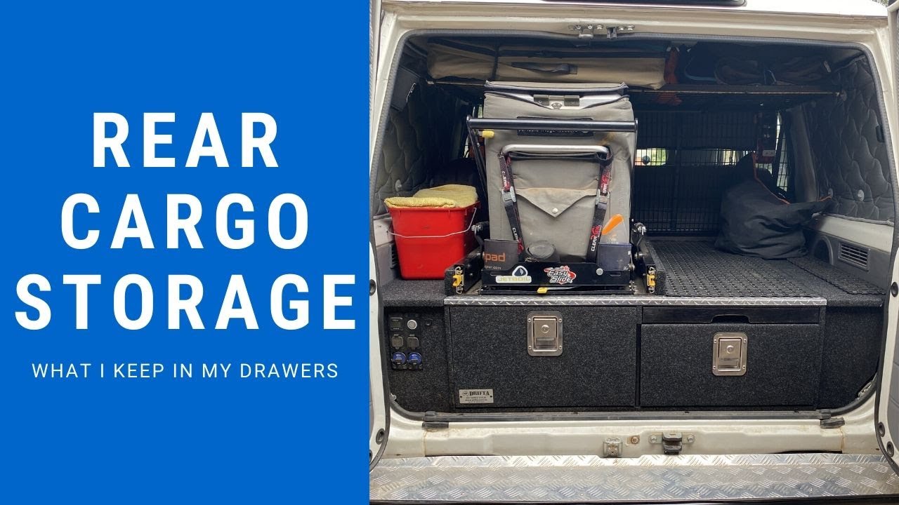 Landcruiser Drifta Drawers and what I pack in them.