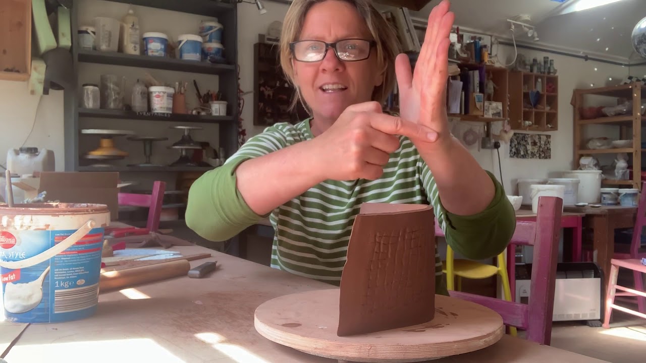 How to make a slab mug the quick way! Home Pottery School