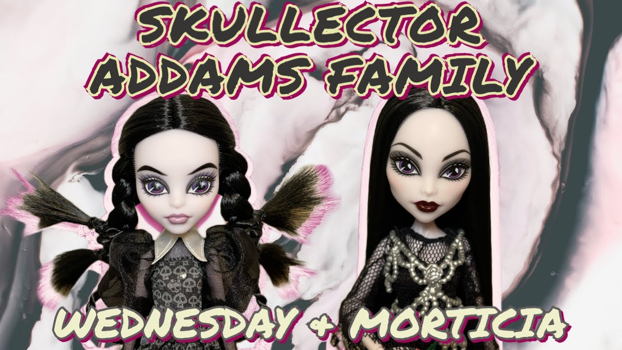 Monster High SKULLECTOR Addam’s Family 2-Pack Ft. WEDNESDAY & MORTICIA Doll Unboxing & Review! ⚰️🐙