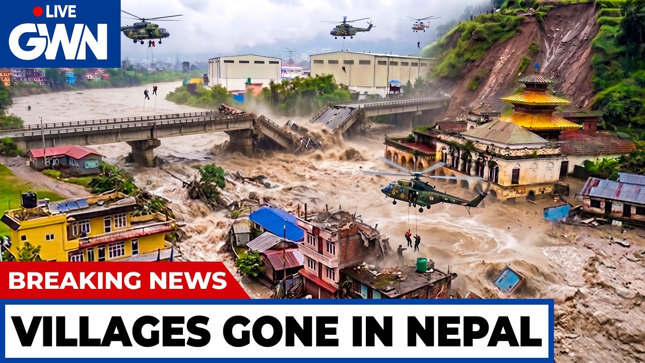 SECOND Flood Fear Growing in NEPAL &mdash; 682 Dead & 3,000 Missing