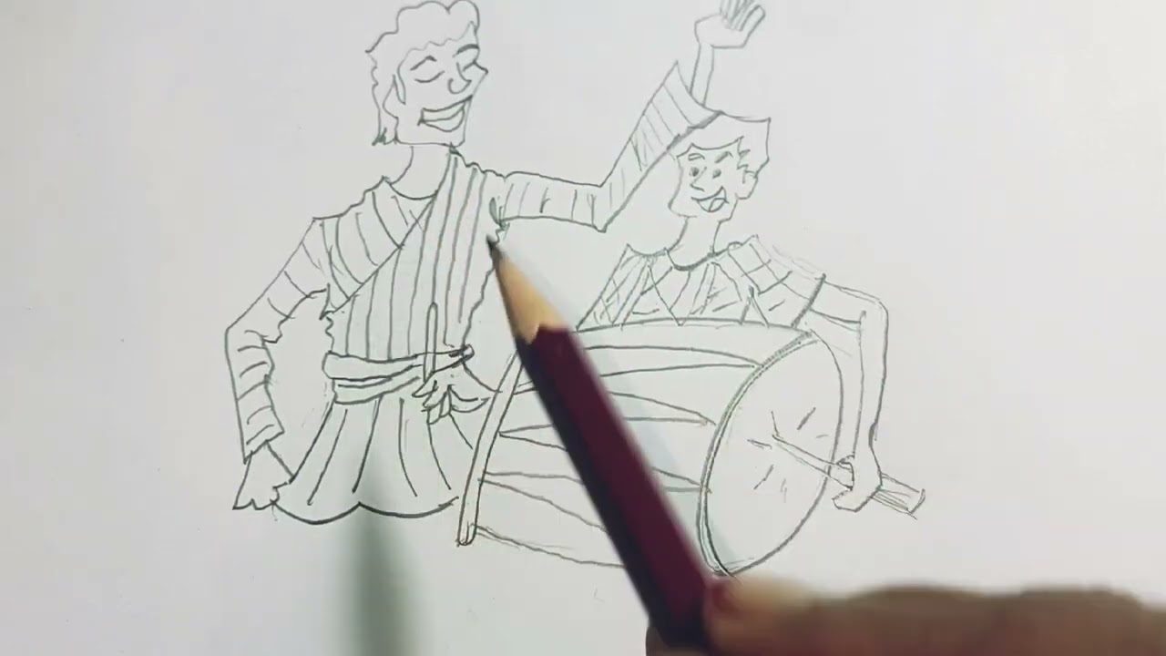 Easy Sketching for beginners / Free Hand Drawing Step by step  / Basic tacnic  / Cartoon Drawing 