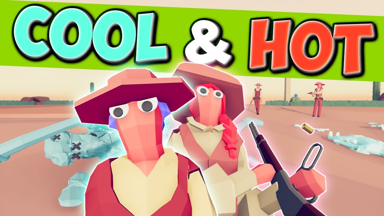 Cool & Hot! Elemental Deadeye and Quick Draw vs Units - TABS MODS Wild West Faction Update
