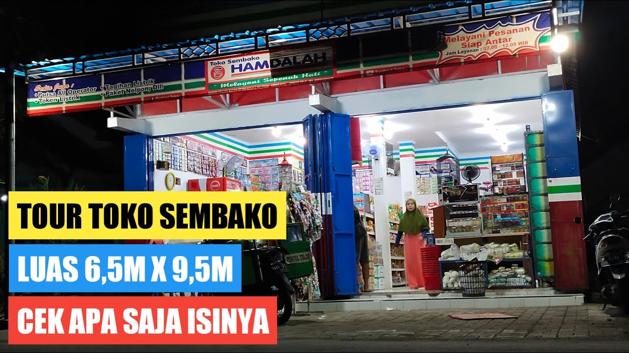 TOUR TOKO SEMBAKO MINIMALIS LENGKAP