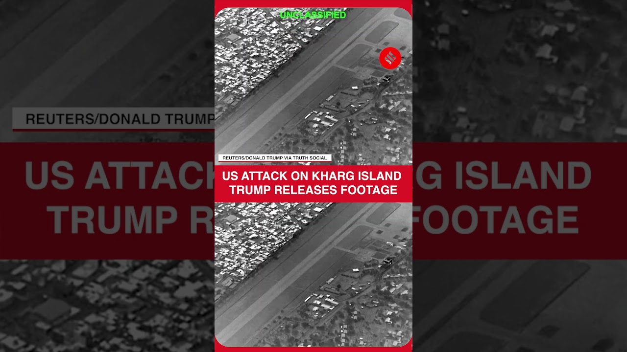 FOOTAGE RELEASED: US Strikes Iran&rsquo;s Key Oil Hub Kharg Island, Trump Warns of More Attacks