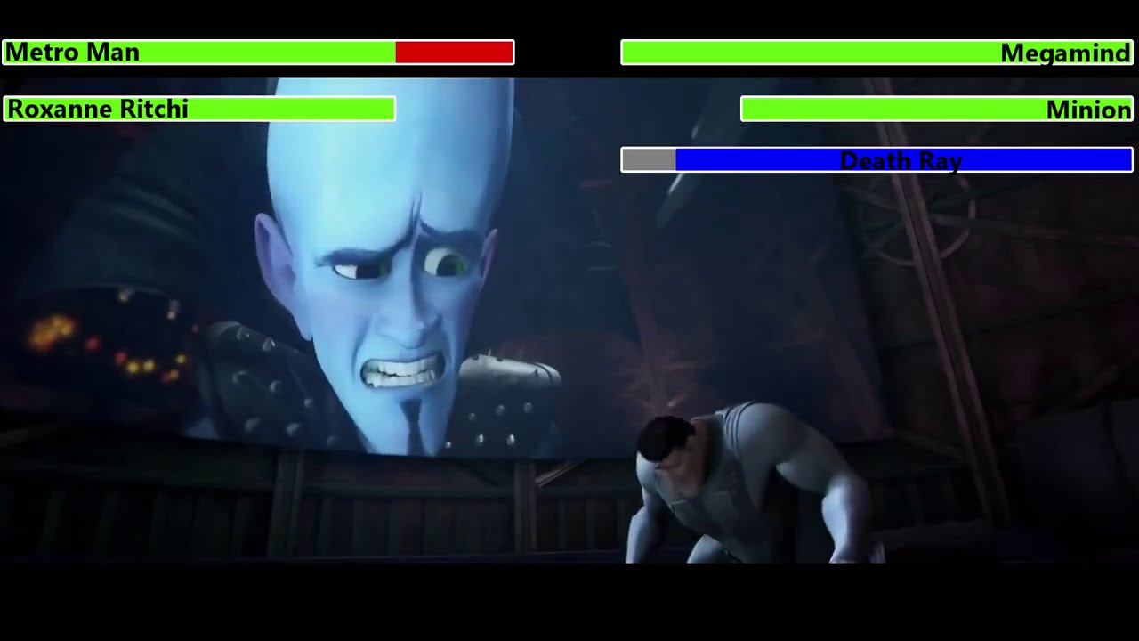 Metro Man vs. Megamind with healthbars (50K Subscriber Special)
