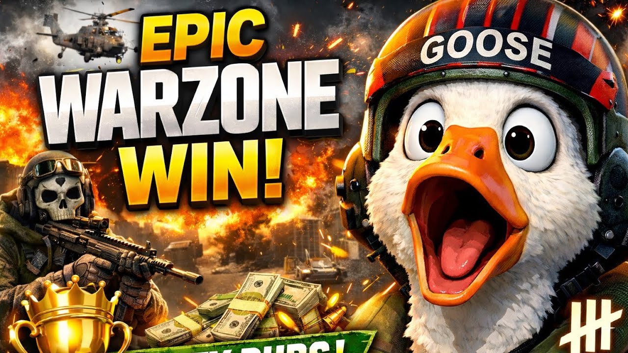 WARZONE WIN with a RANDOM TEAM 🤯🔥