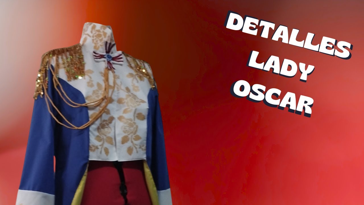 ✨ Detalles de la Chaqueta de LADY OSCAR | Cruz del Cuello y Cordones Decorativos paso a paso