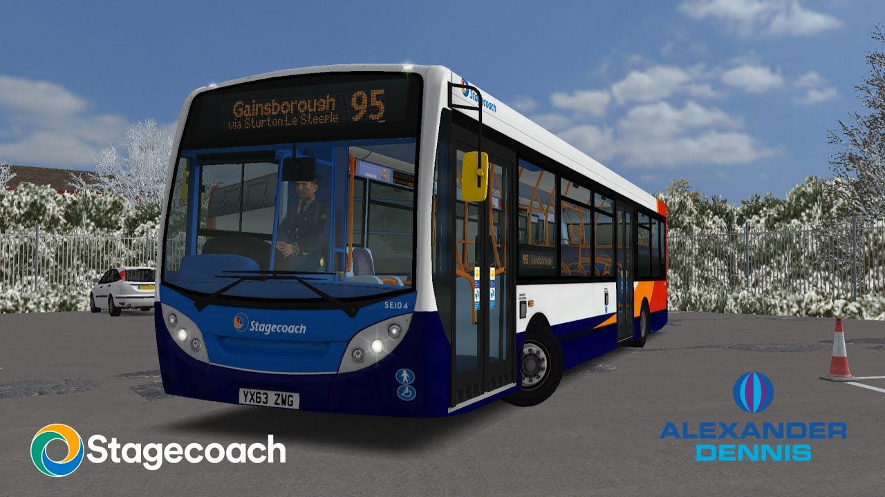 (OMSI 2) Stagecoach midlands Enviro 200 ( 37039 - YX63 ZWG ) on route 95 in Lincolnshire
