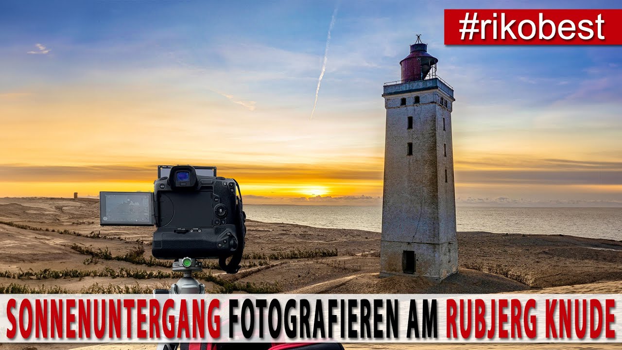 Fotografieren lernen - Sonnenuntergang Fotografieren - Fotowalk Rubjerg Knude Leuchtturm in Dänemark