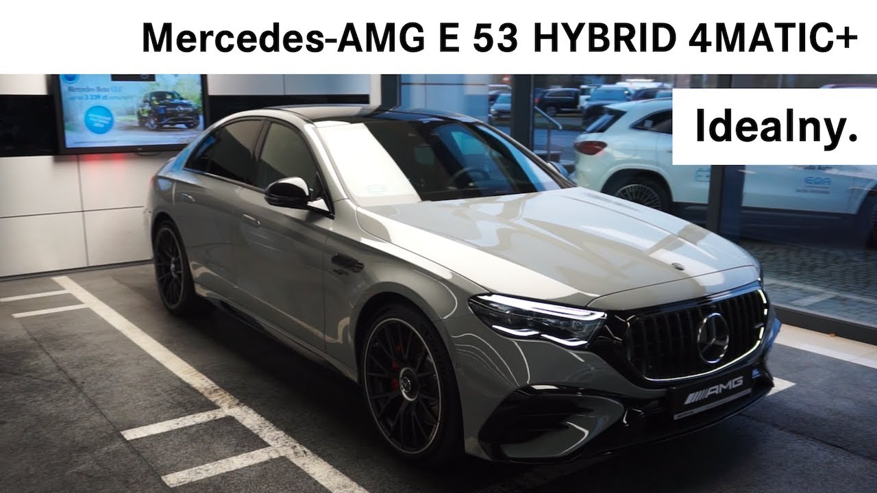 Mercedes-AMG E 53 HYBRID 4MATIC+ - Prezentacja, dźwięk silnika, osiągi