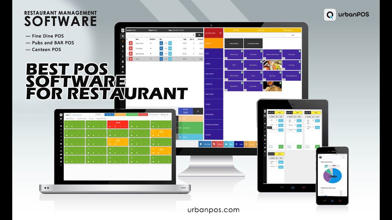 Best POS Software for Restaurants In India | Touch Enabled | urbanPOS
