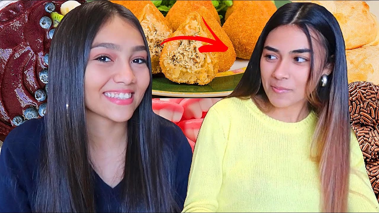 AMIGA PORTUGUESA PROVANDO COMIDA BRASILEIRA!!🤢| Lah Rios