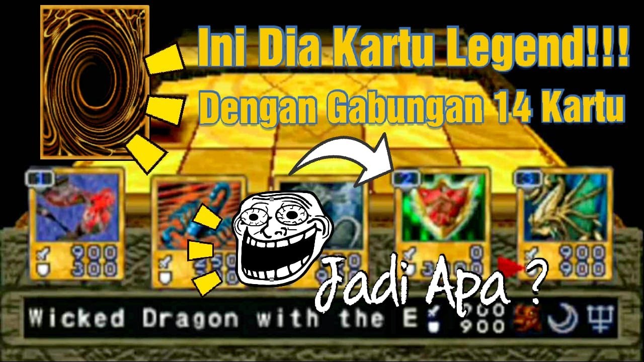 14 X Gabungan Fusion Card Yugioh Forbidden Memories || Fusion Card Colabs Nostalgia Yugioh PS1