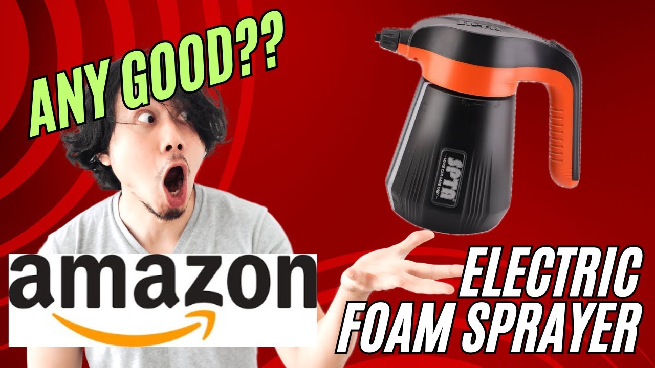Best on Amazon? SPTA Cordless Foam and atomizer sprayer | Is it worth the money? #autodetailing