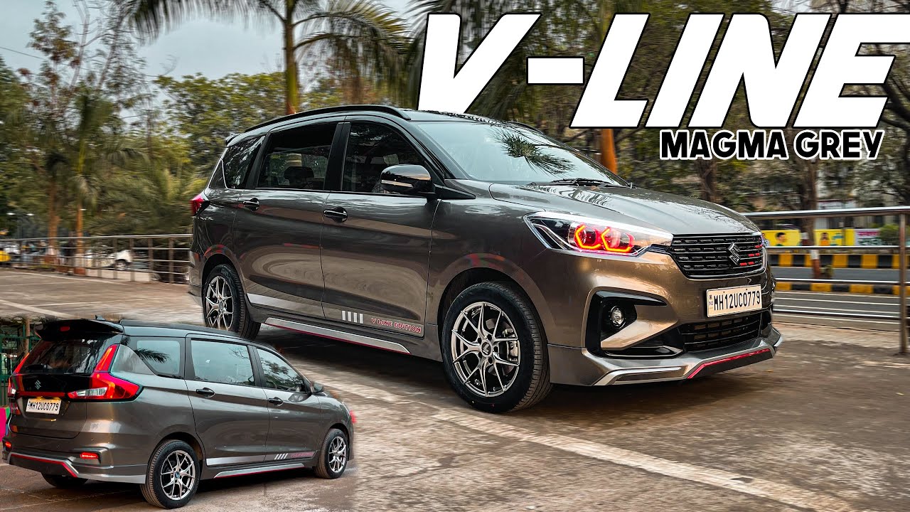 ERTIGA MAGMA GREY MODIFIED TO V-LINE || MAGNIFICENT MODIFICATION || 📞9321811482