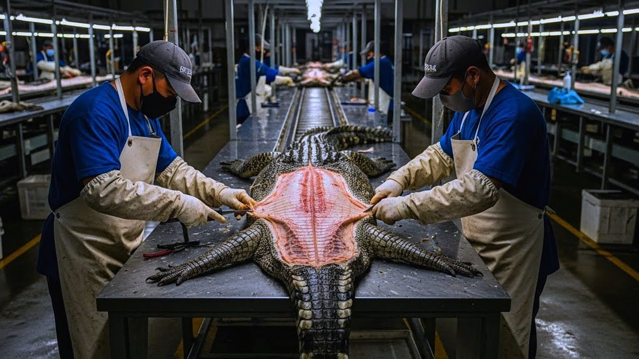 Inside the Crocodile Leather Tannery &ndash; How Exotic Skins Become $40,000 Luxury Fashion (Full)