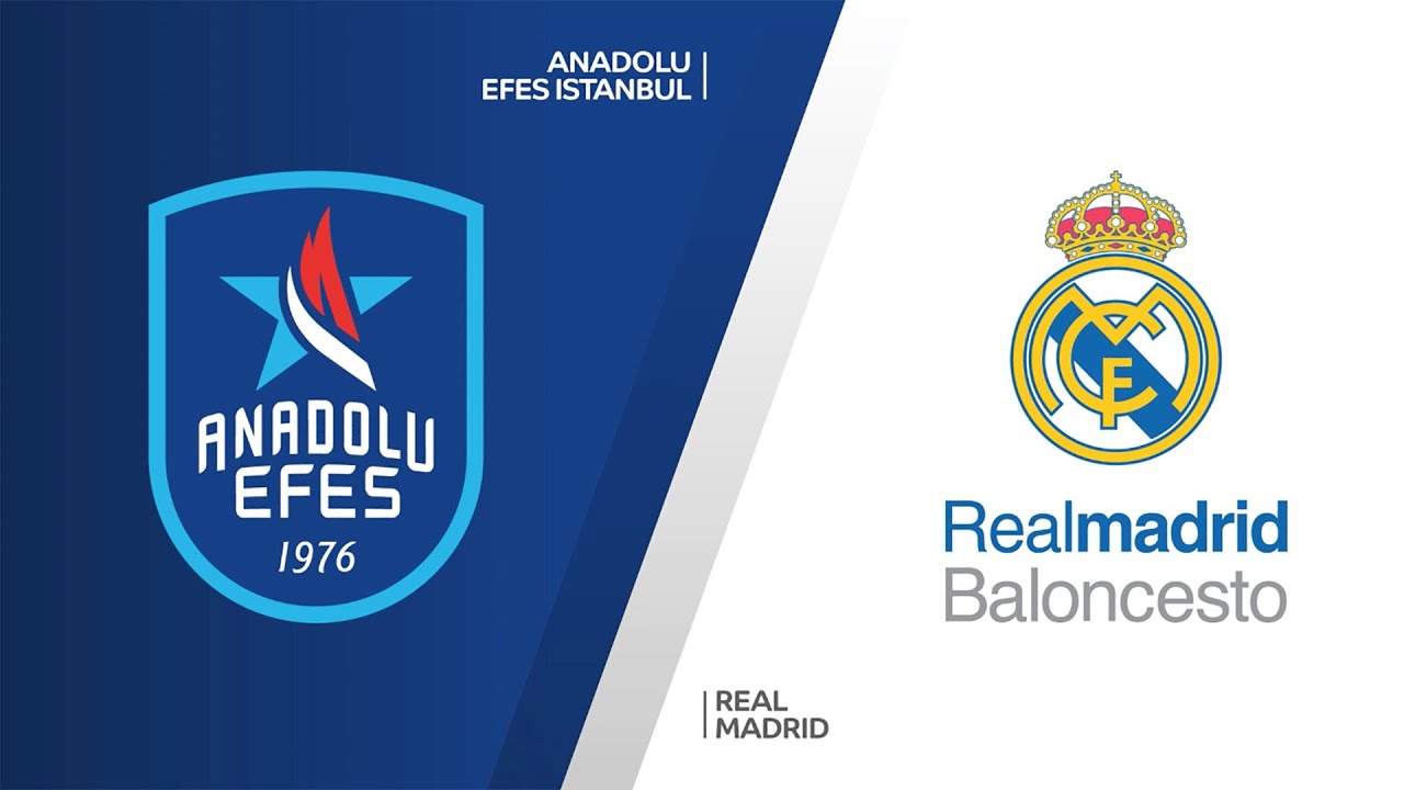 Anadolu Efes Istanbul - Real Madrid Highlights |Turkish Airlines EuroLeague, PO Game 1
