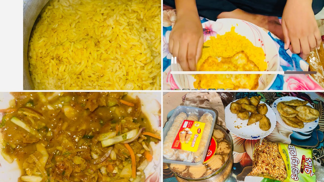 বিবিকালের নাস্তা আর সকালের নাস্তায় কি কি খাওয়া দাওয়া করলাম। 
