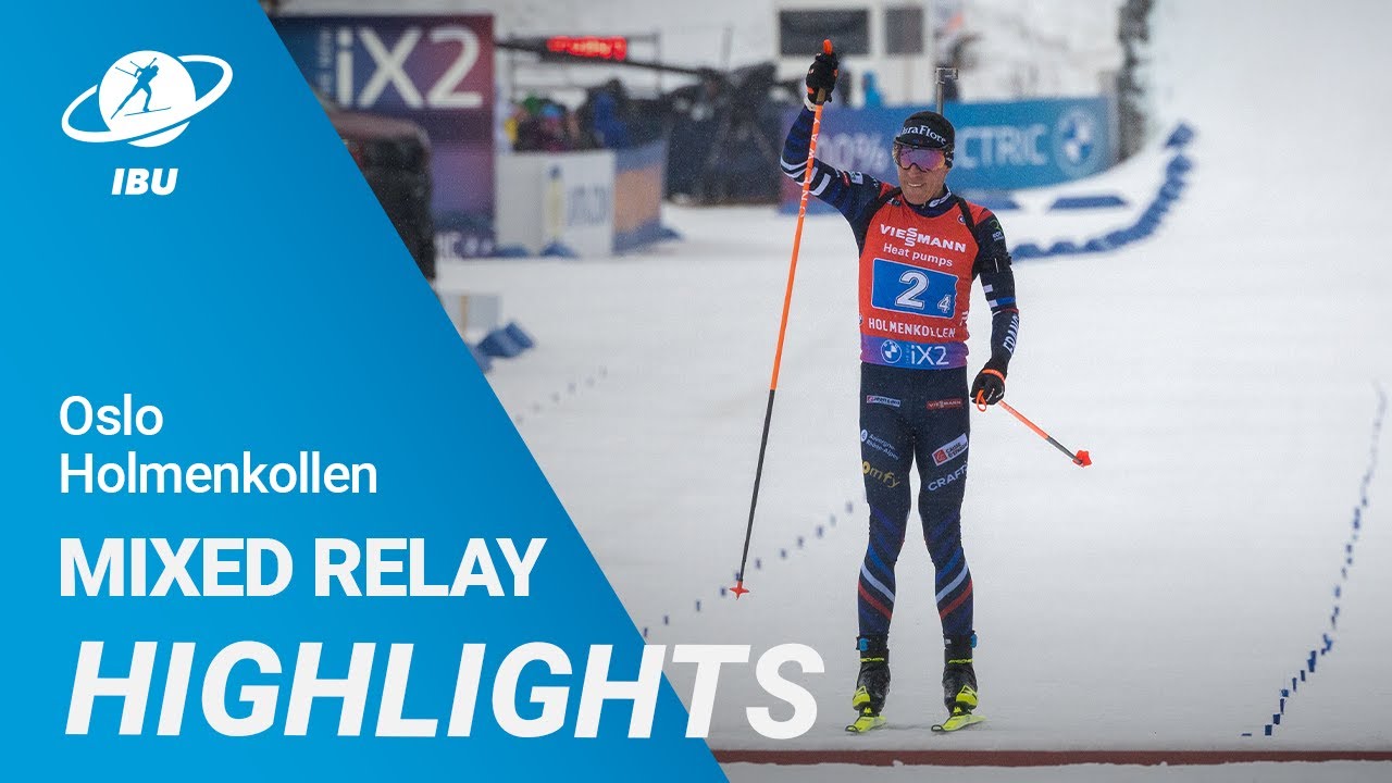World Cup 23/24 Oslo-Holmenkollen: Mixed Relay Highlights