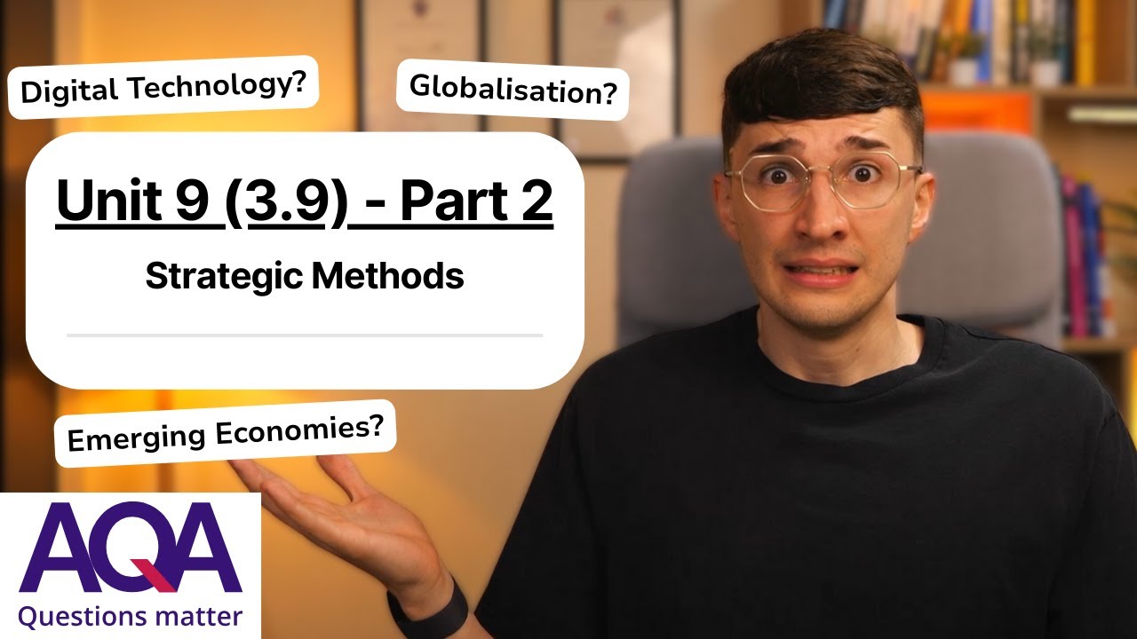 Unit 9 (3.9) – Strategic Methods (Part 2) | AQA A-Level Business (Revision)