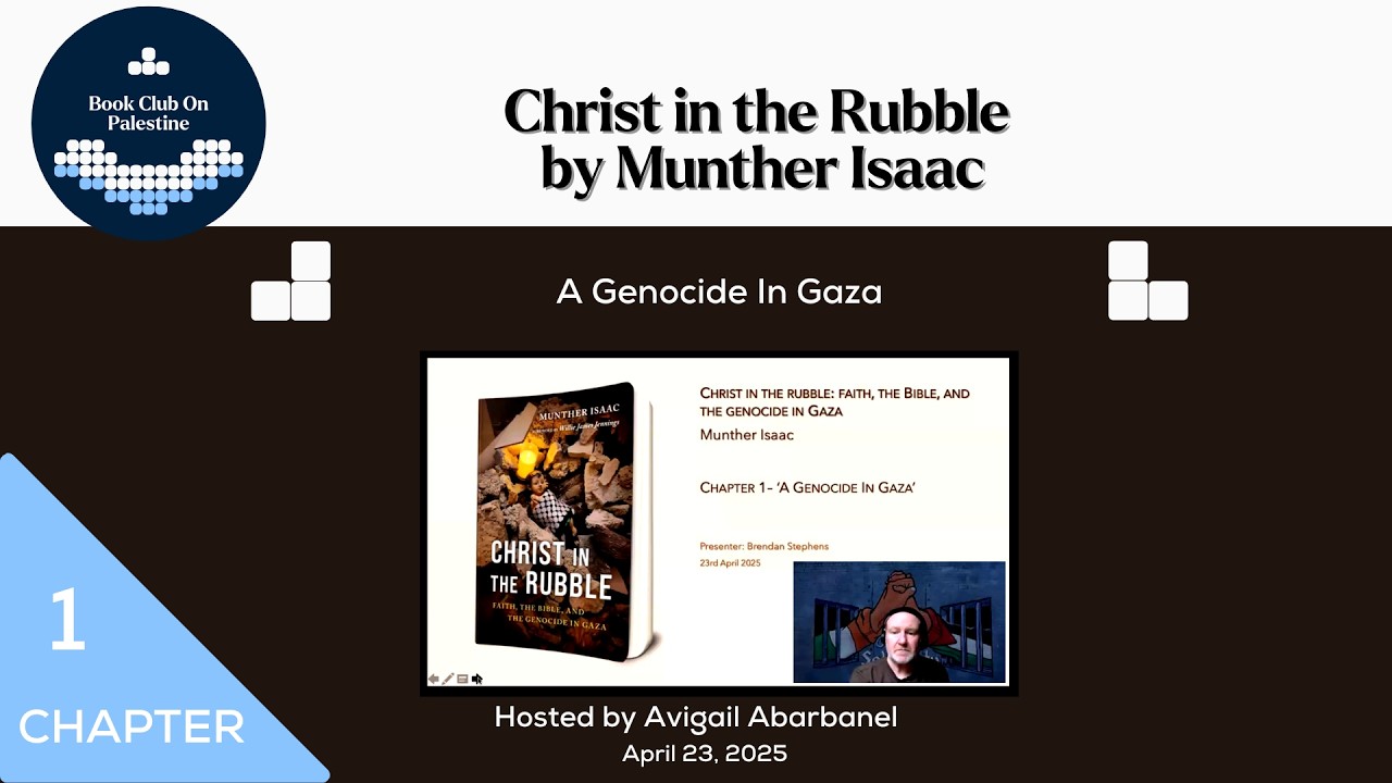 A Genocide in Gaza. Christ in the Rubble
