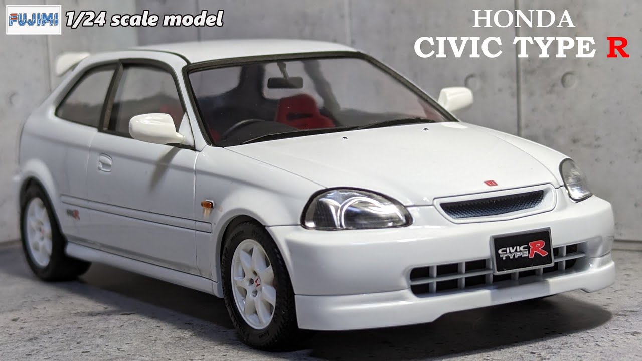 Build  1/24 HONDA CIVIC TYPE R (EK9)