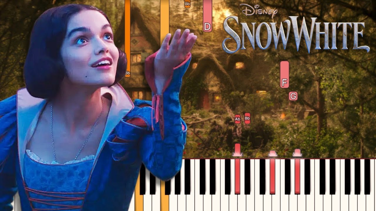 Waiting On A Wish (Rachel Zegler) - Snow White | Piano Tutorial