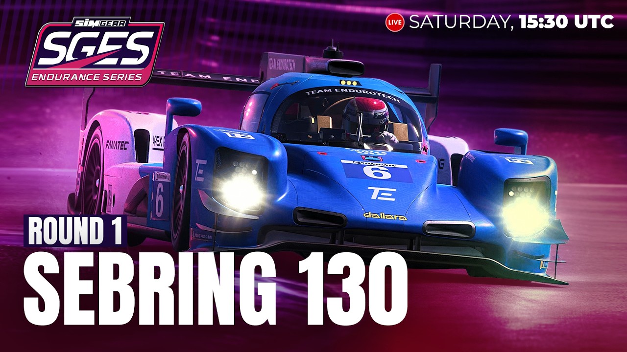 🔴 SIMGEAR Endurance Series | SEBRING 130 | Round 1